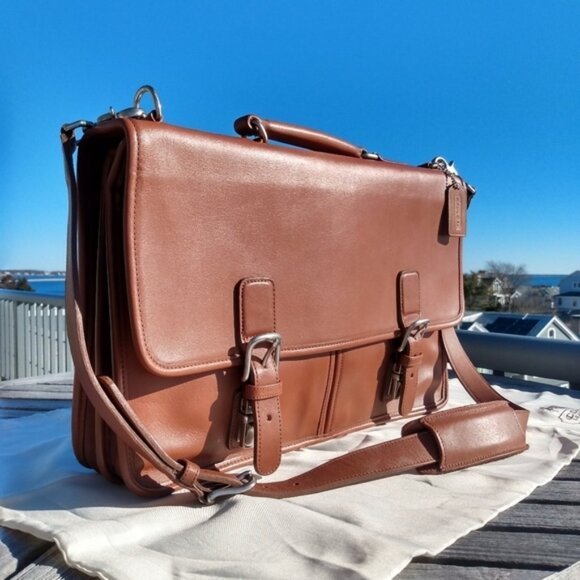 Vintage Coach Trader Brief Case, USA - Picture 8 of 16